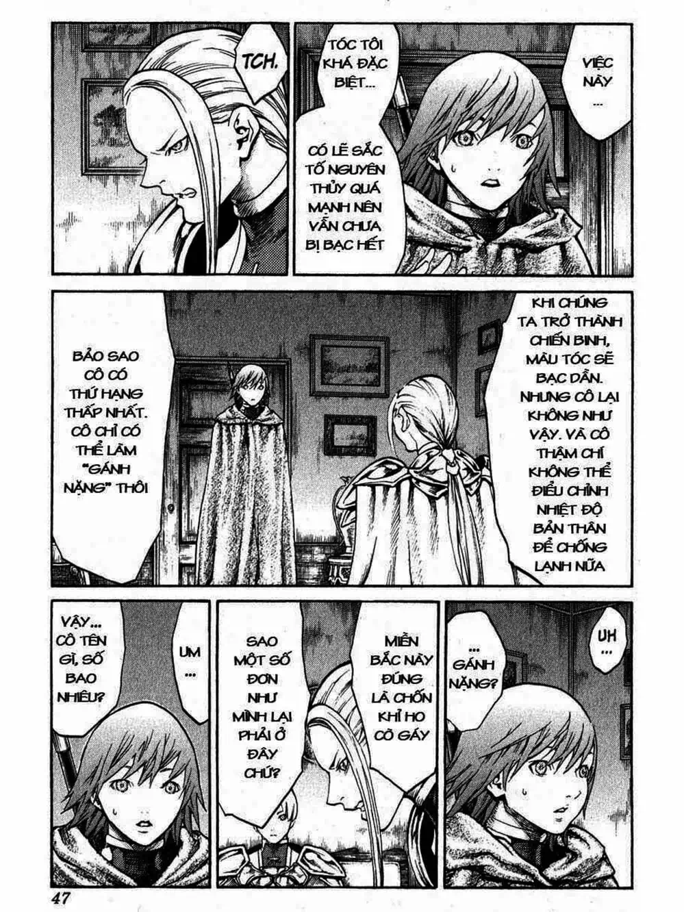 Truyện Tranh Claymore Mắt Bạc trang 4