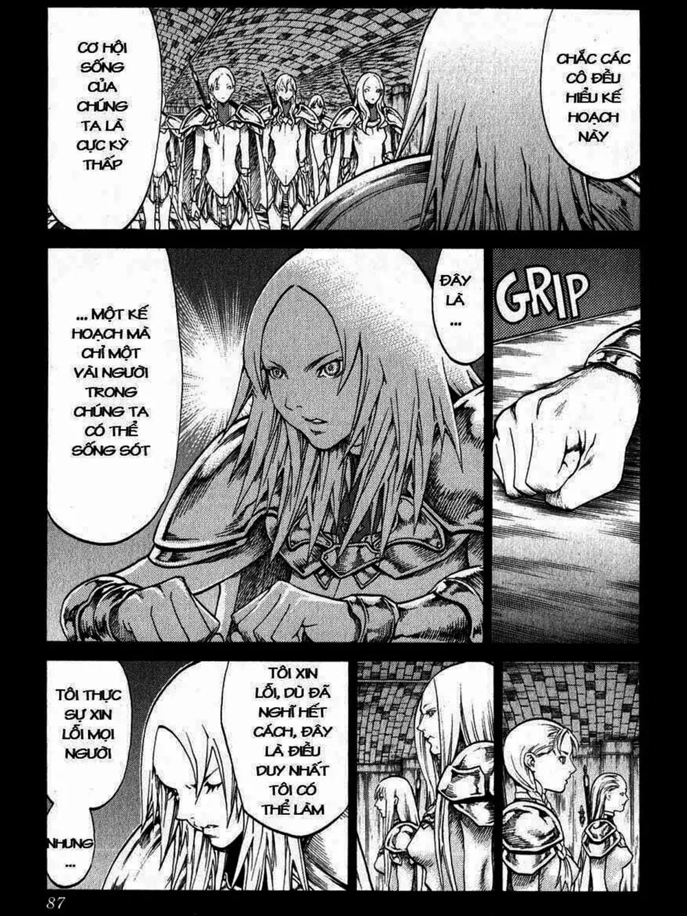 Truyện Tranh Claymore Mắt Bạc trang 4