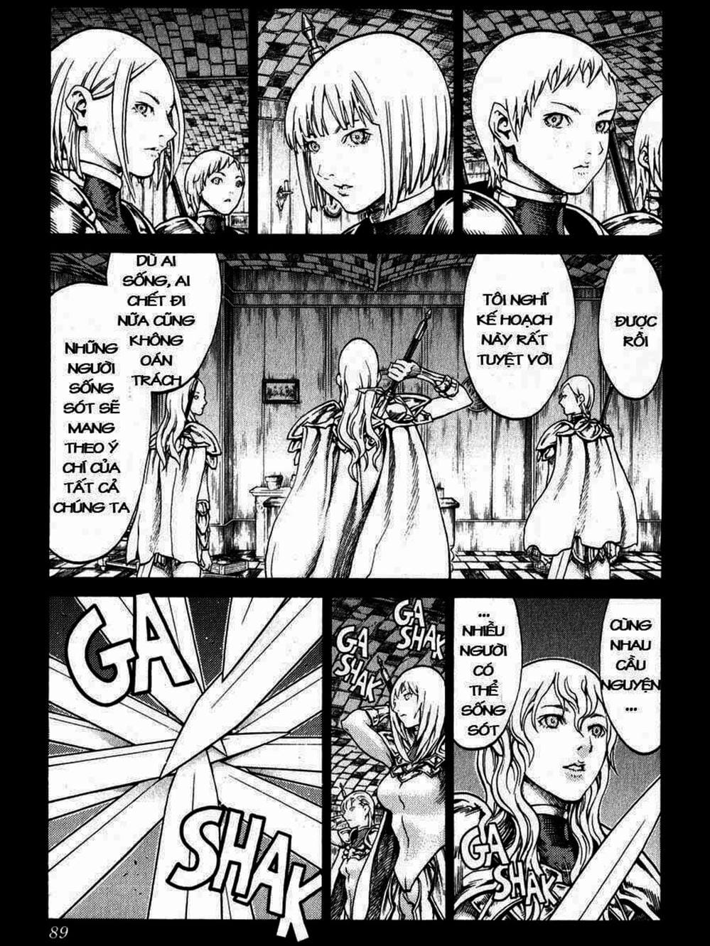 Truyện Tranh Claymore Mắt Bạc trang 4