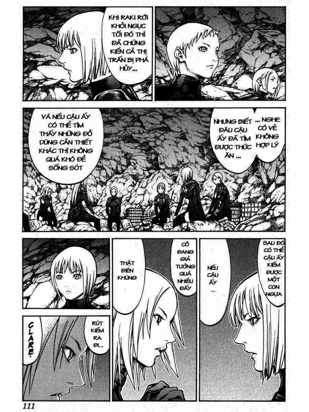 Truyện Tranh Claymore Mắt Bạc trang 4