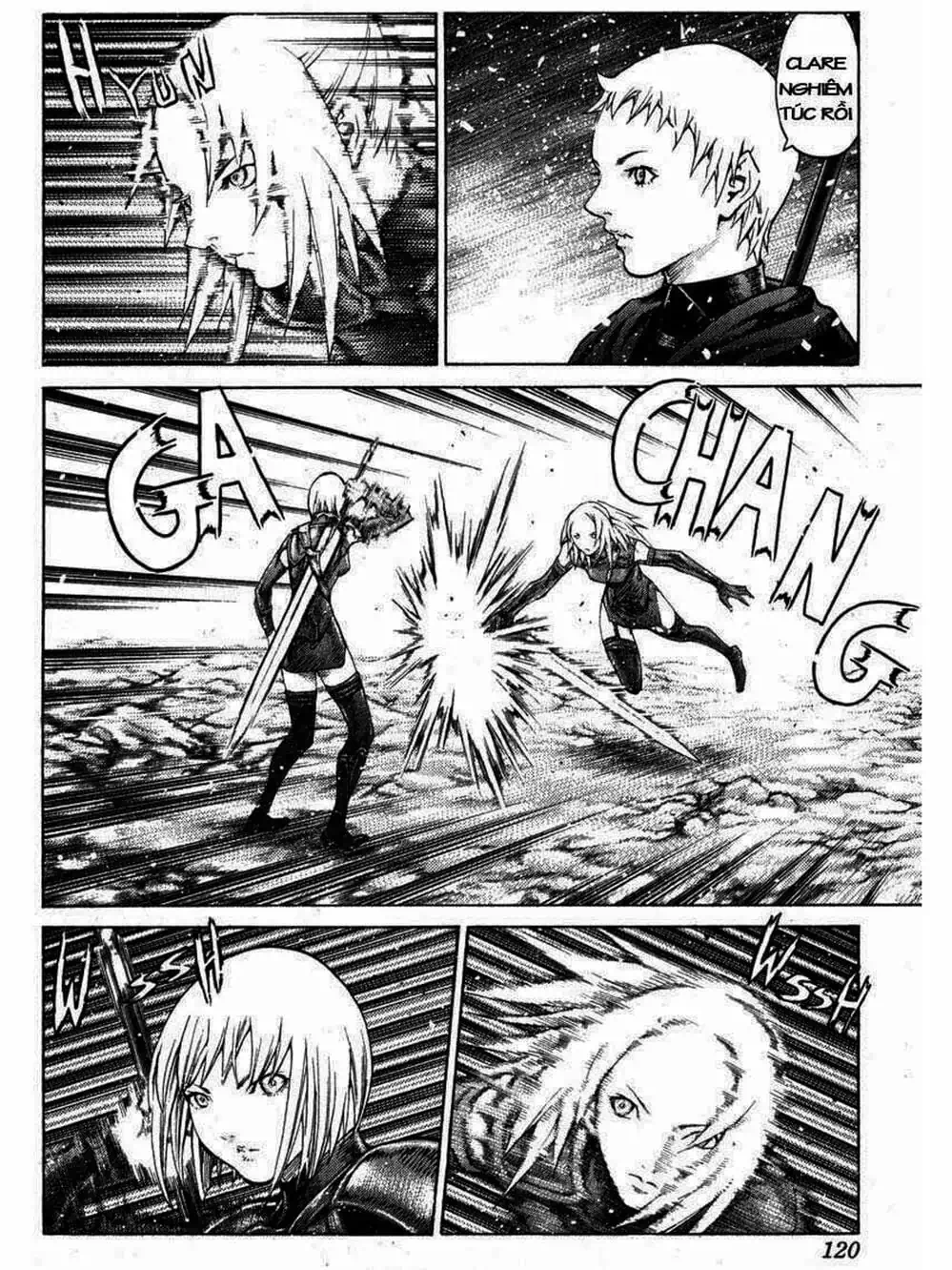 Truyện Tranh Claymore Mắt Bạc trang 4