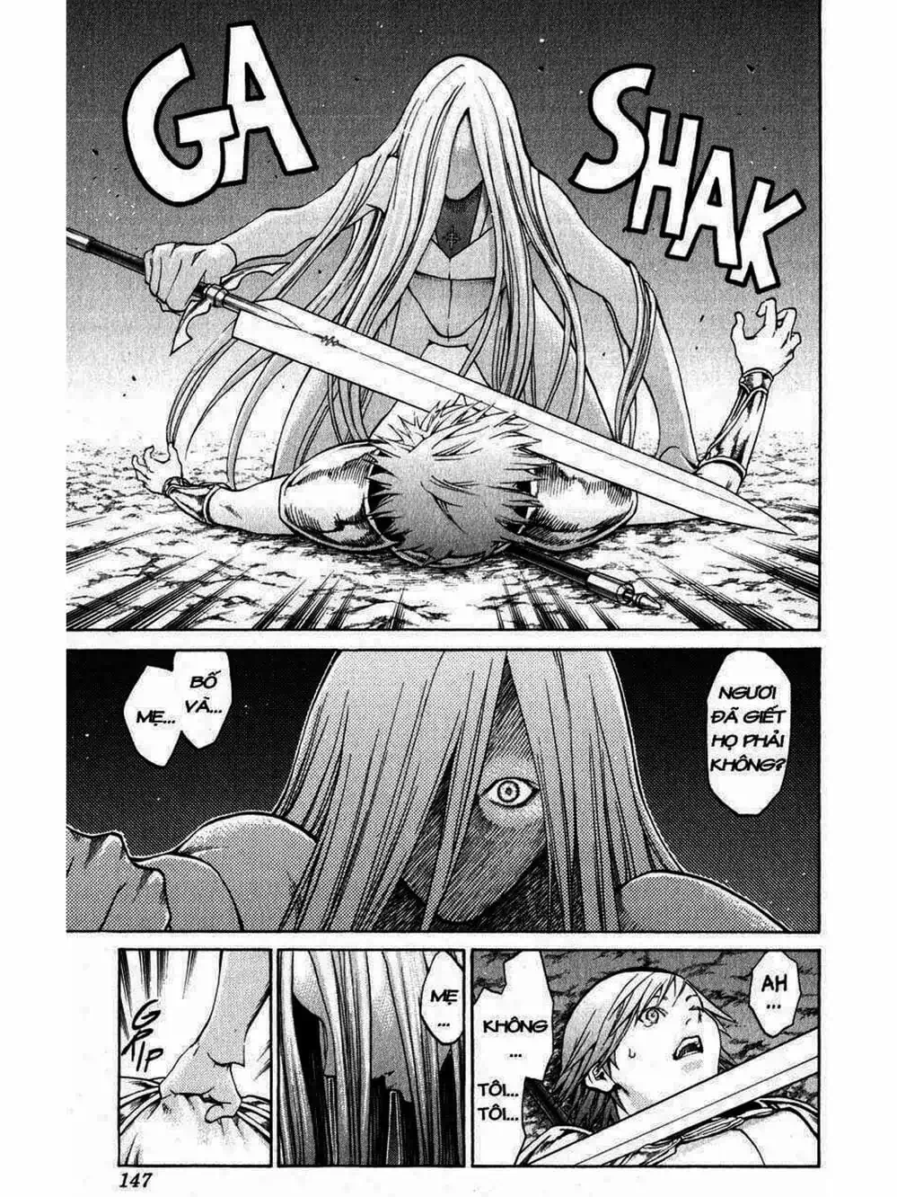 Truyện Tranh Claymore Mắt Bạc trang 4