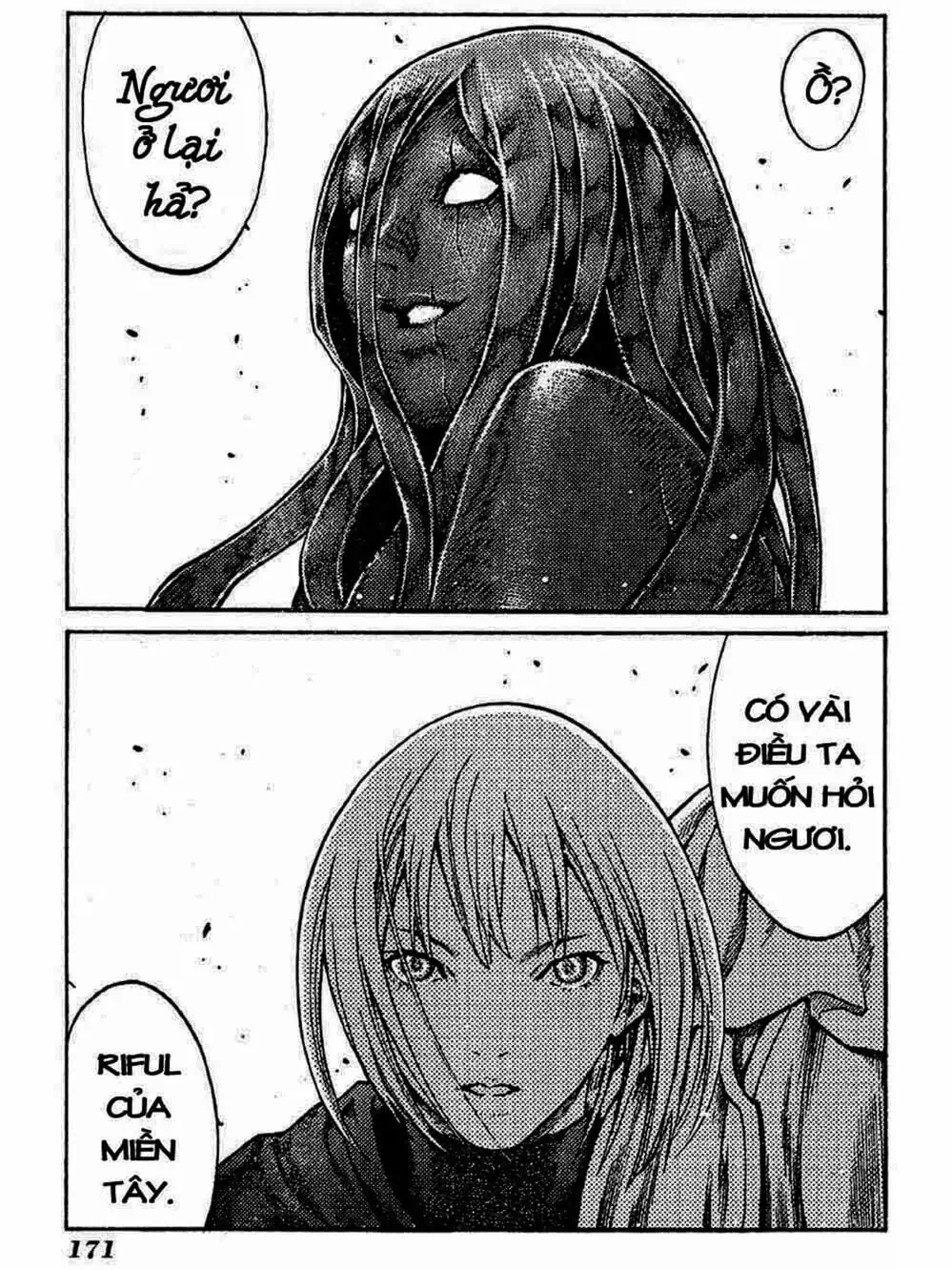 Truyện Tranh Claymore Mắt Bạc trang 4