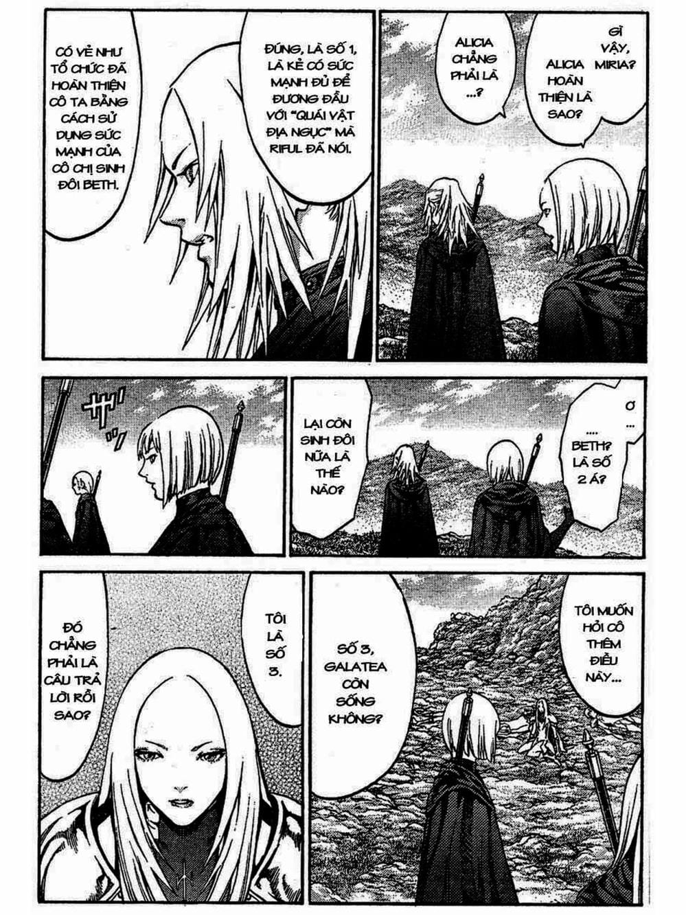 Truyện Tranh Claymore Mắt Bạc trang 4