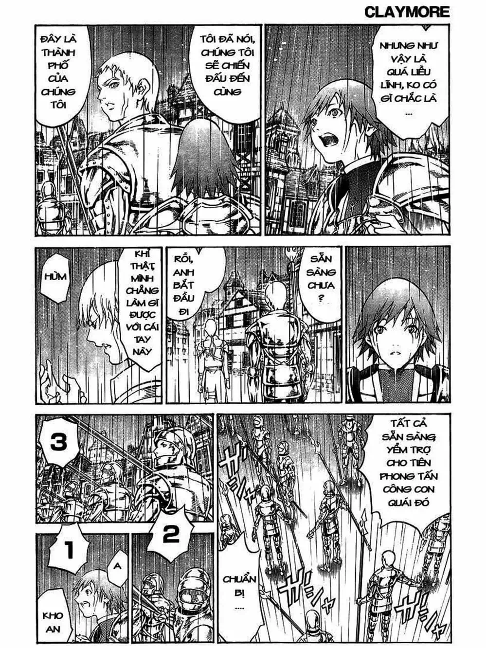 Truyện Tranh Claymore Mắt Bạc trang 4