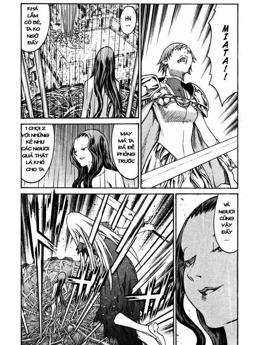 Truyện Tranh Claymore Mắt Bạc trang 4
