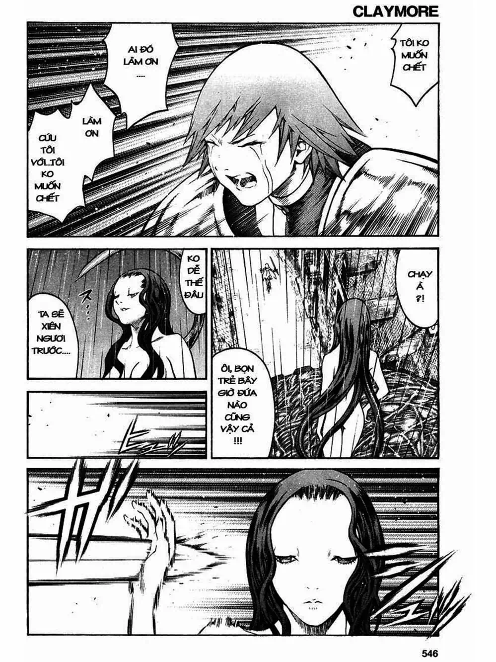 Truyện Tranh Claymore Mắt Bạc trang 4