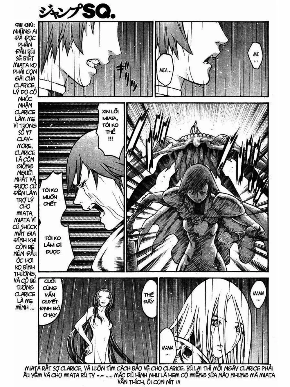 Truyện Tranh Claymore Mắt Bạc trang 4