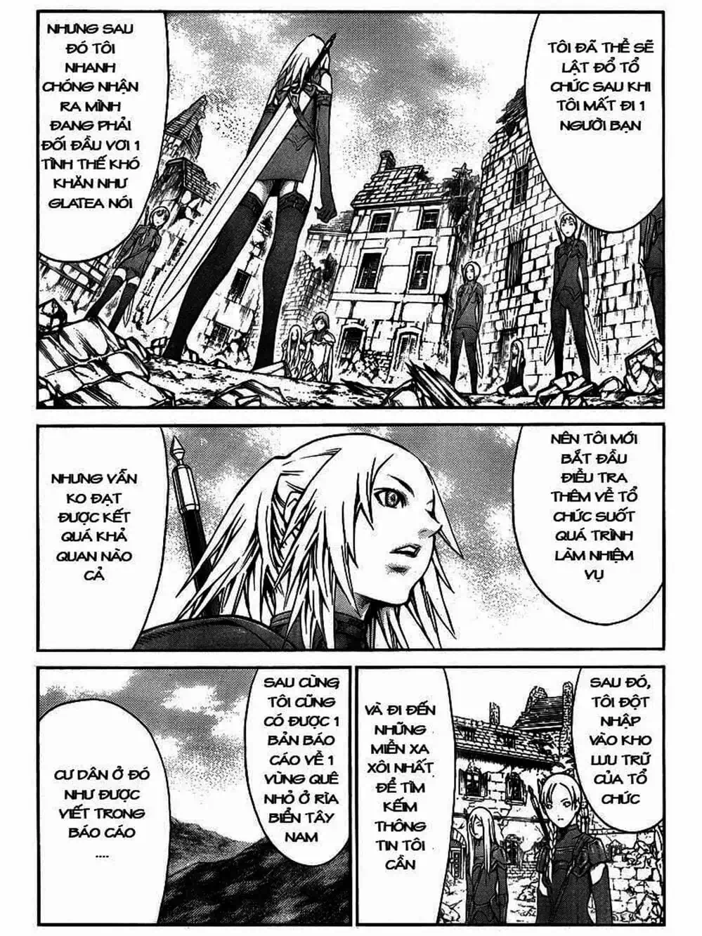 Truyện Tranh Claymore Mắt Bạc trang 4