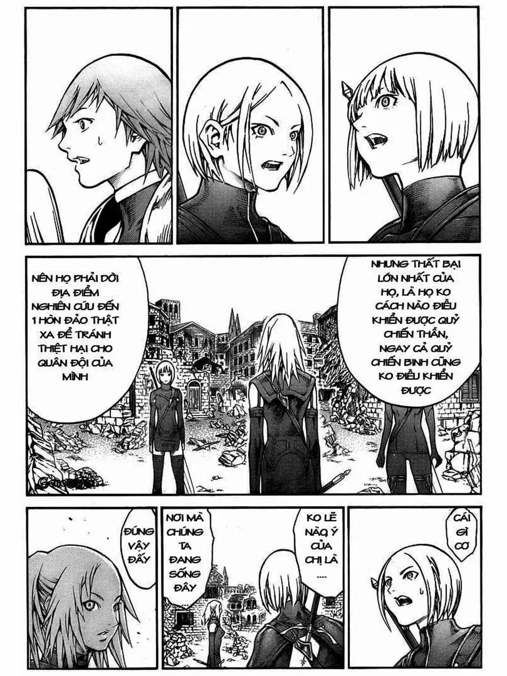 Truyện Tranh Claymore Mắt Bạc trang 4