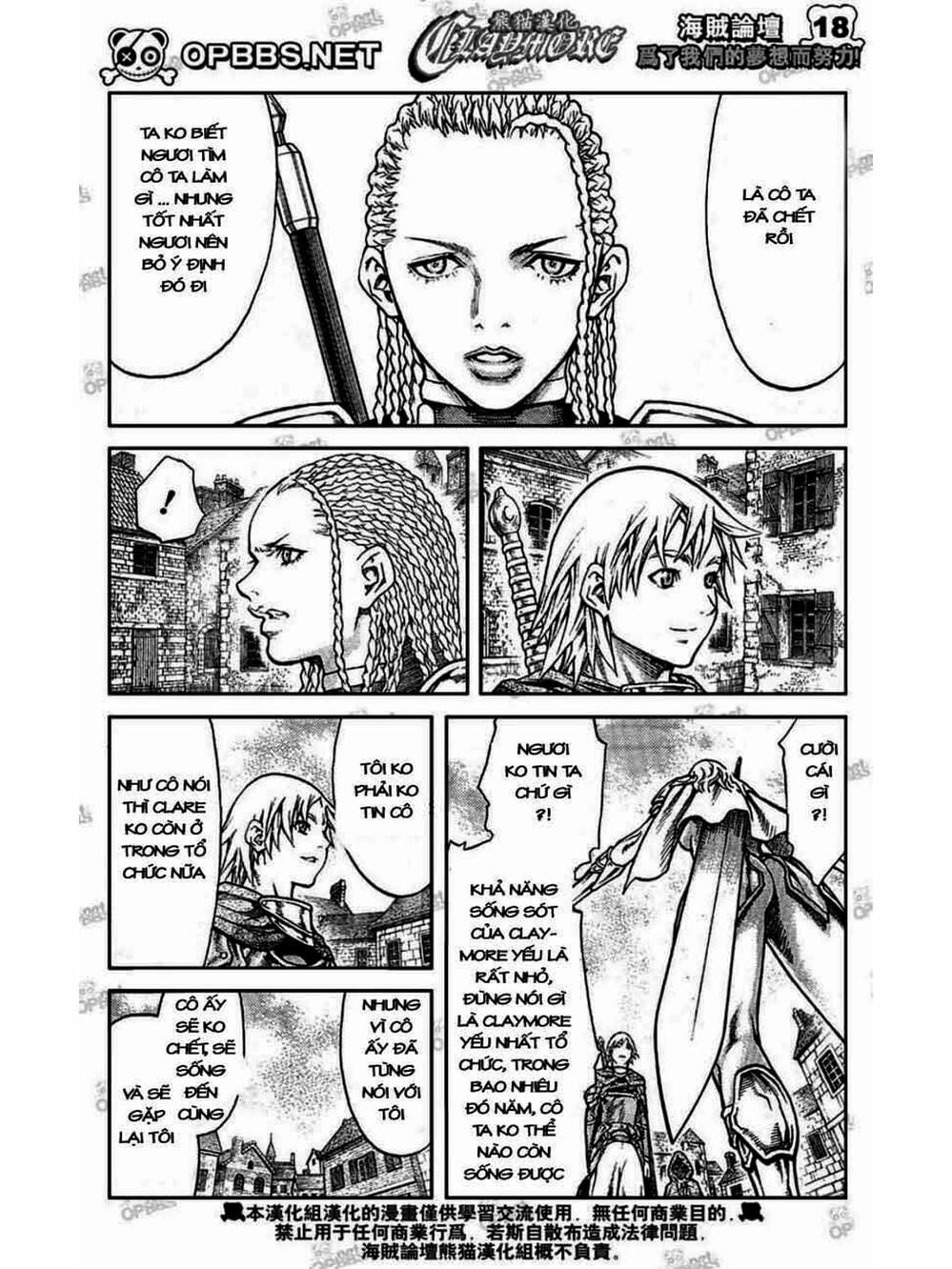 Truyện Tranh Claymore Mắt Bạc trang 4