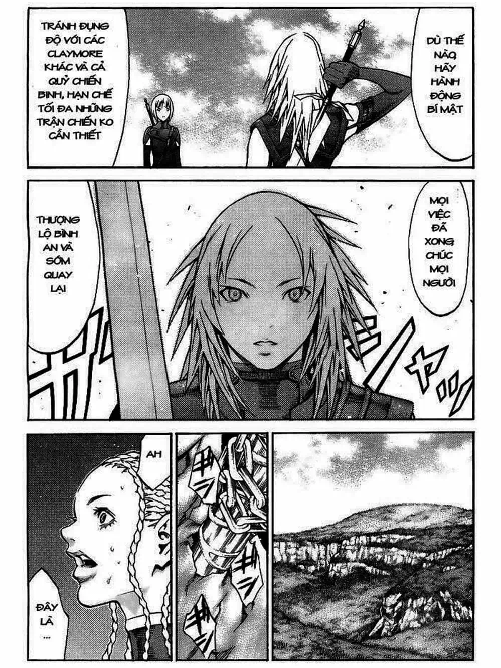 Truyện Tranh Claymore Mắt Bạc trang 4