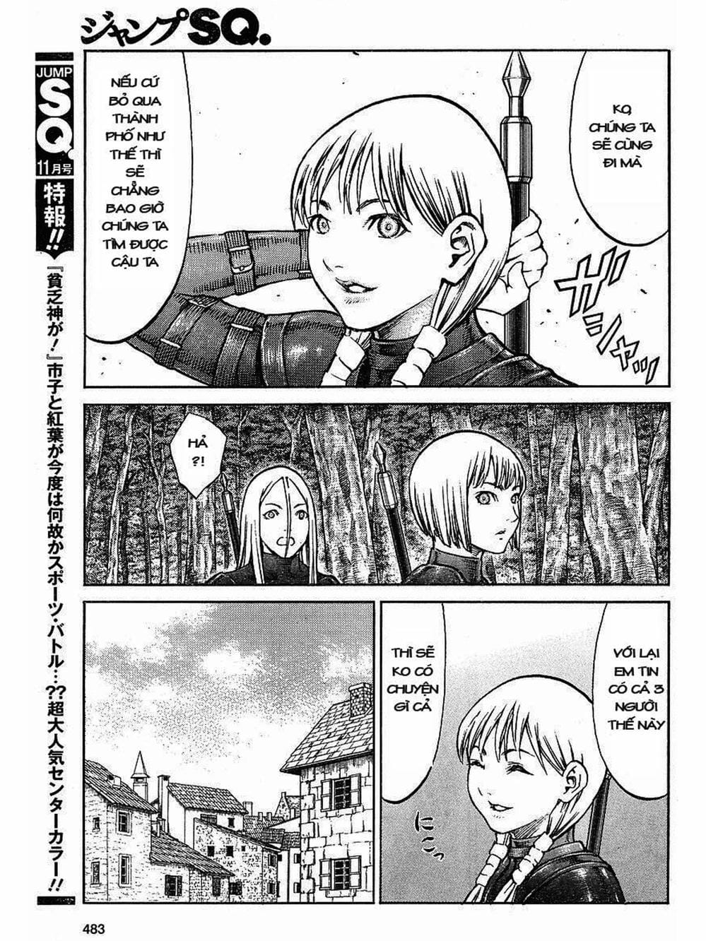 Truyện Tranh Claymore Mắt Bạc trang 4