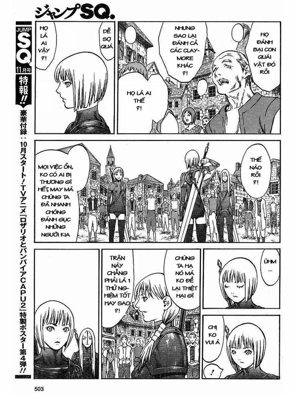 Truyện Tranh Claymore Mắt Bạc trang 4