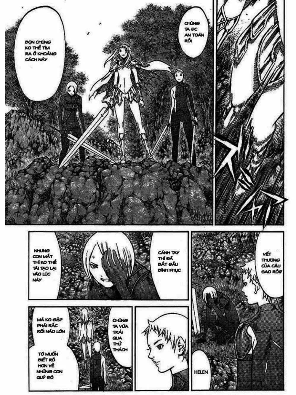 Truyện Tranh Claymore Mắt Bạc trang 4