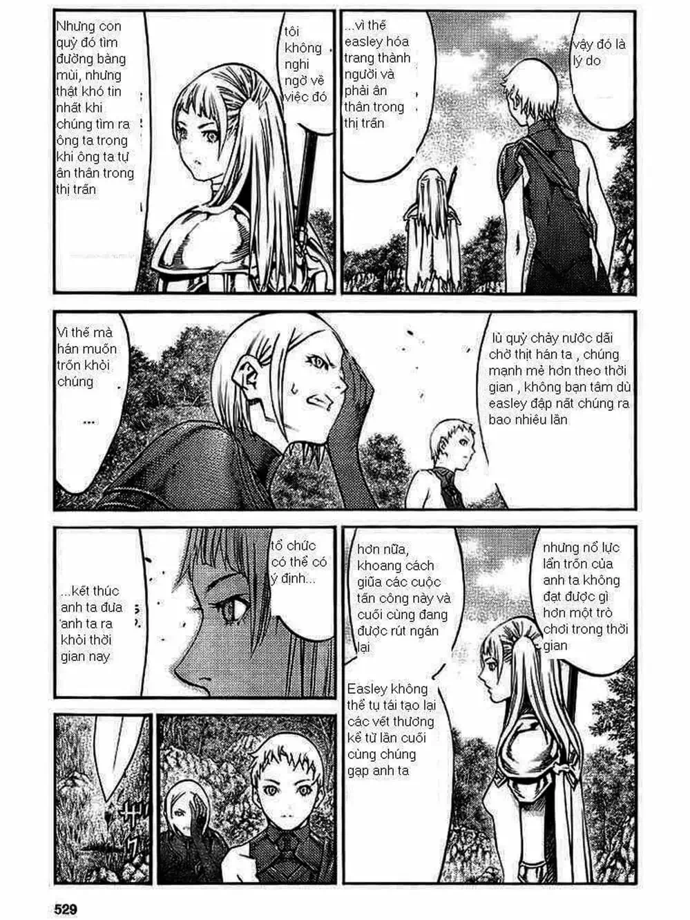 Truyện Tranh Claymore Mắt Bạc trang 4
