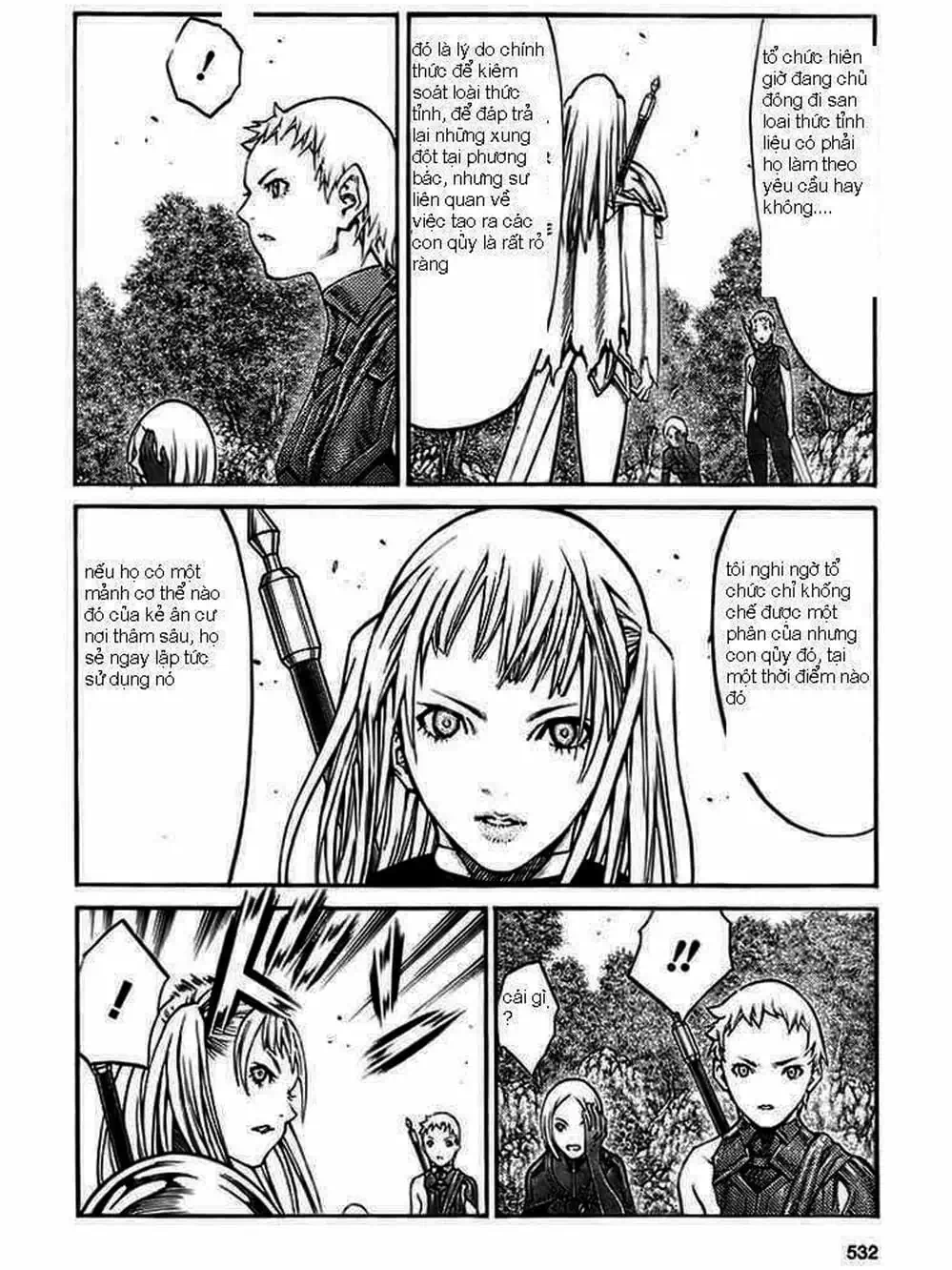 Truyện Tranh Claymore Mắt Bạc trang 4