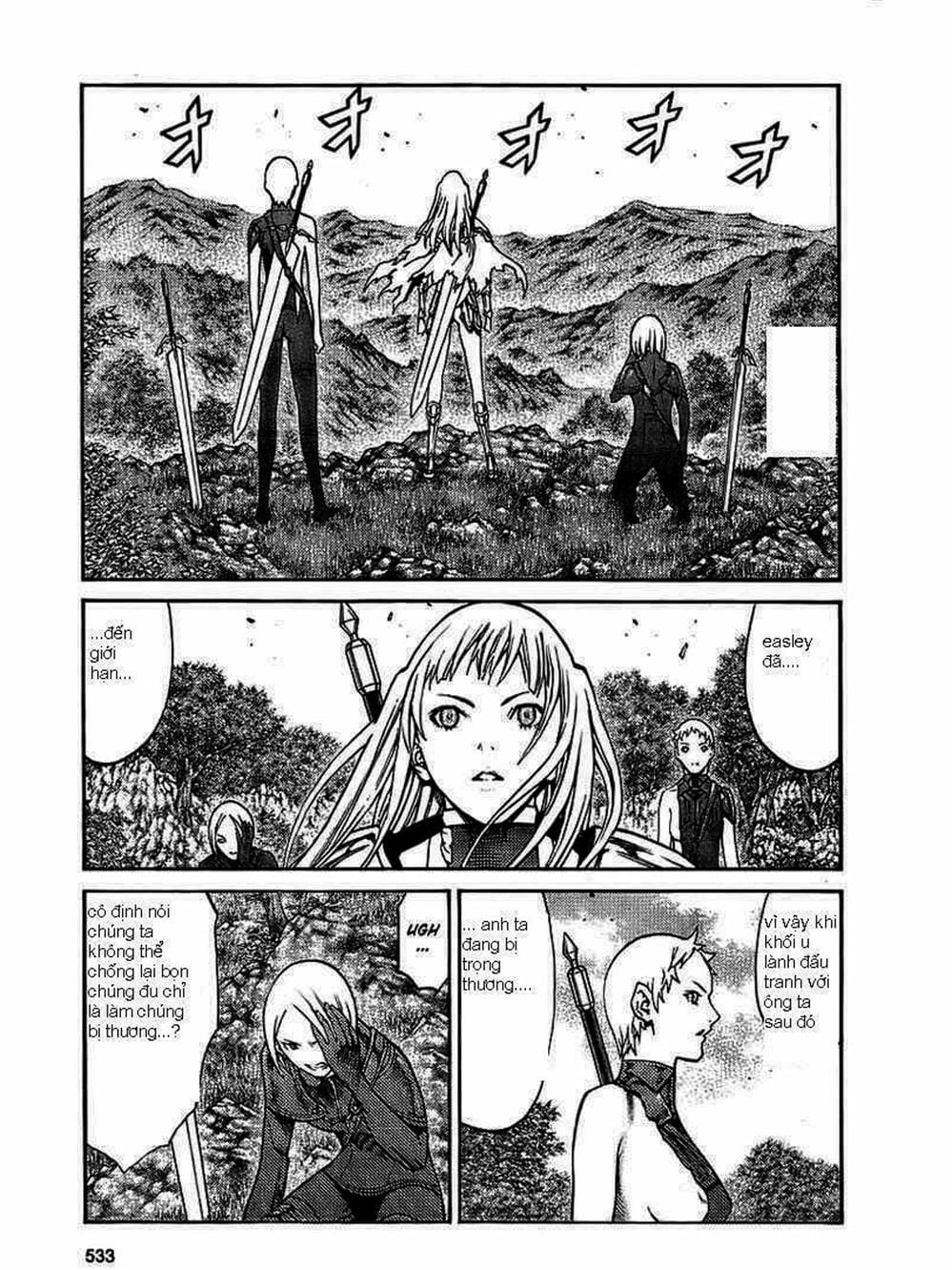 Truyện Tranh Claymore Mắt Bạc trang 4