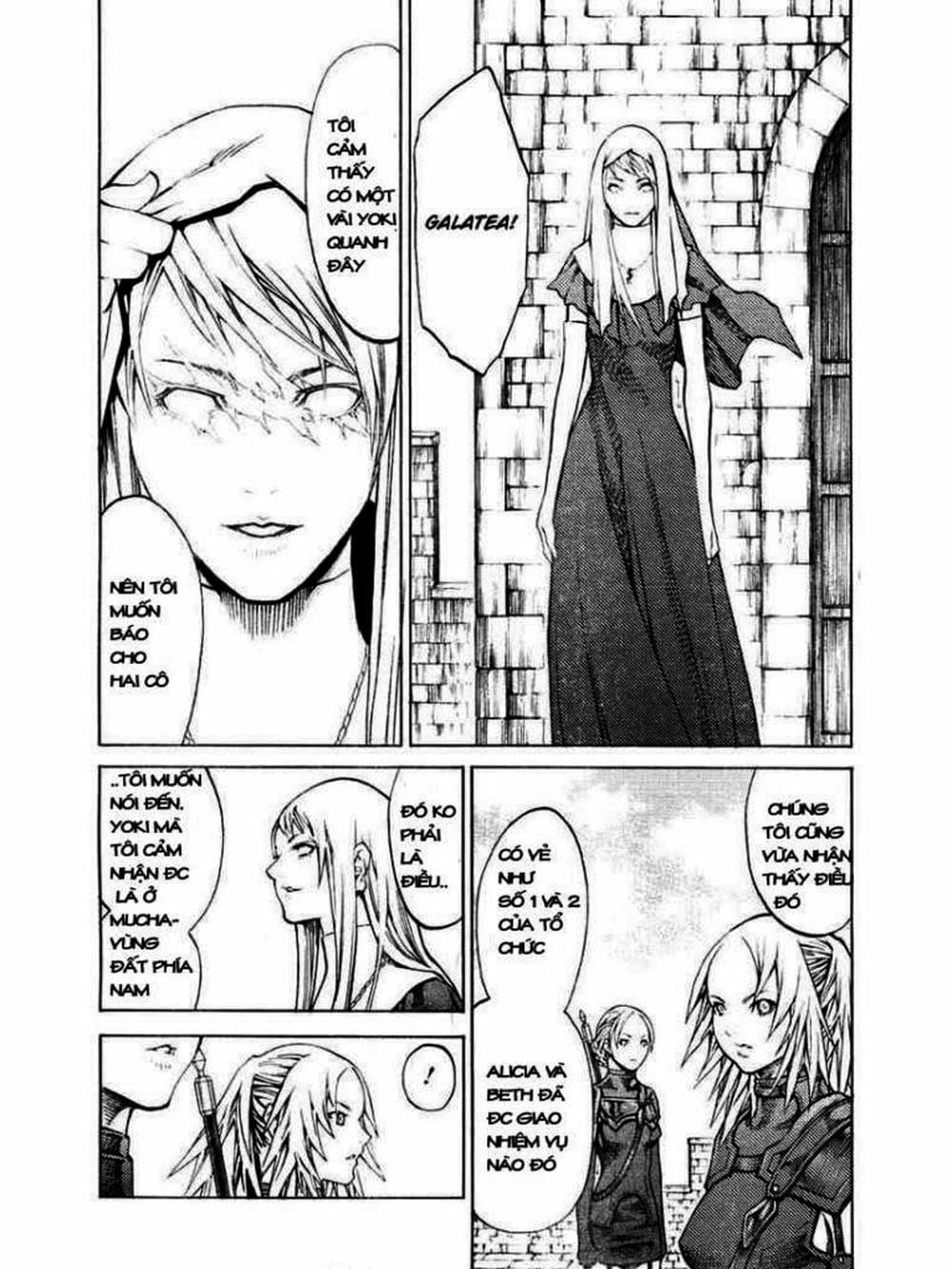 Truyện Tranh Claymore Mắt Bạc trang 4