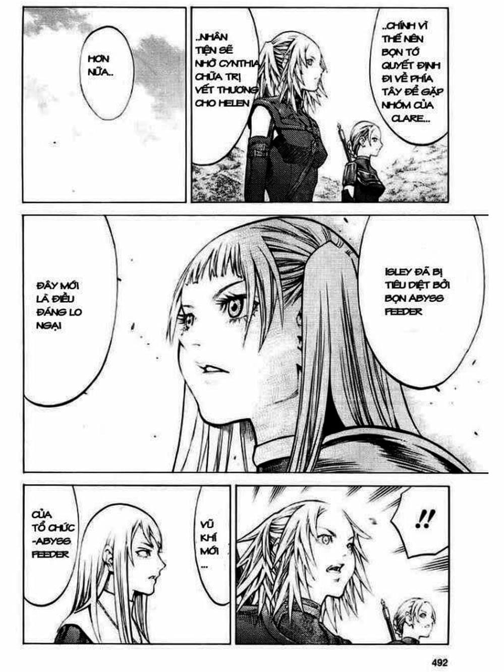 Truyện Tranh Claymore Mắt Bạc trang 4