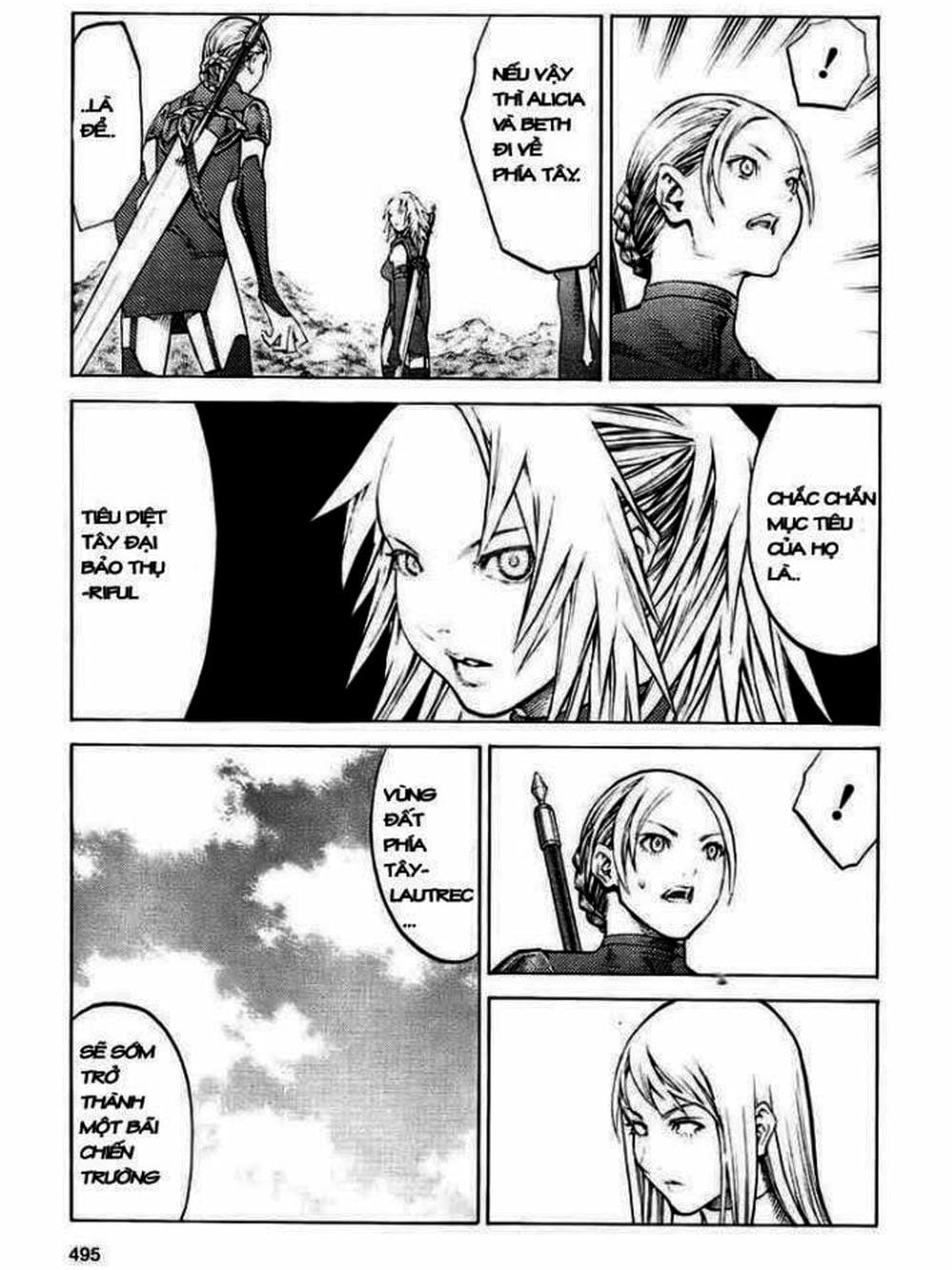 Truyện Tranh Claymore Mắt Bạc trang 4