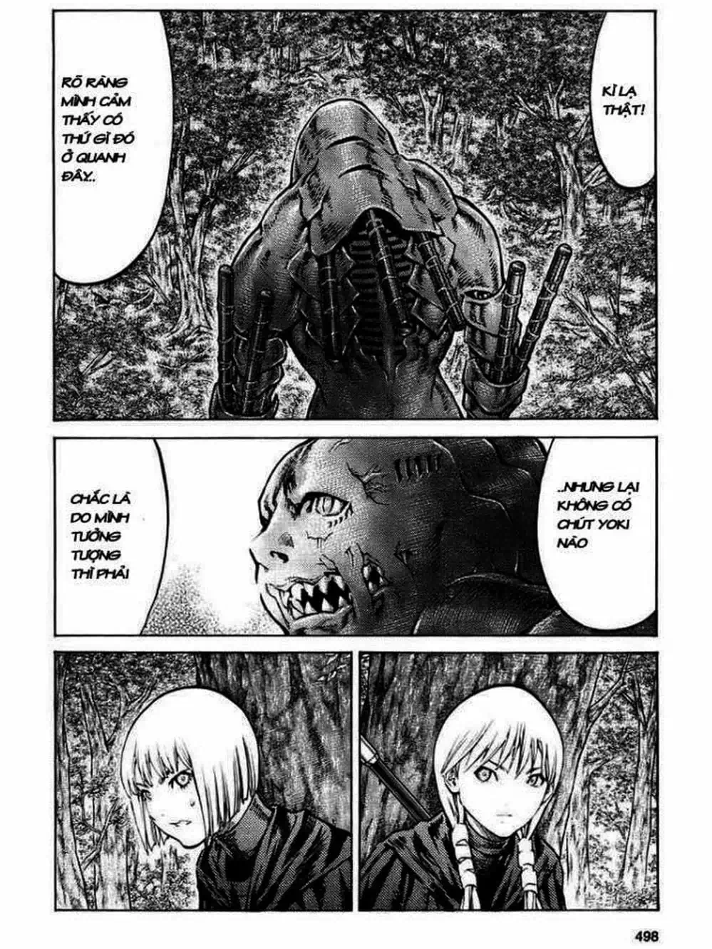 Truyện Tranh Claymore Mắt Bạc trang 4