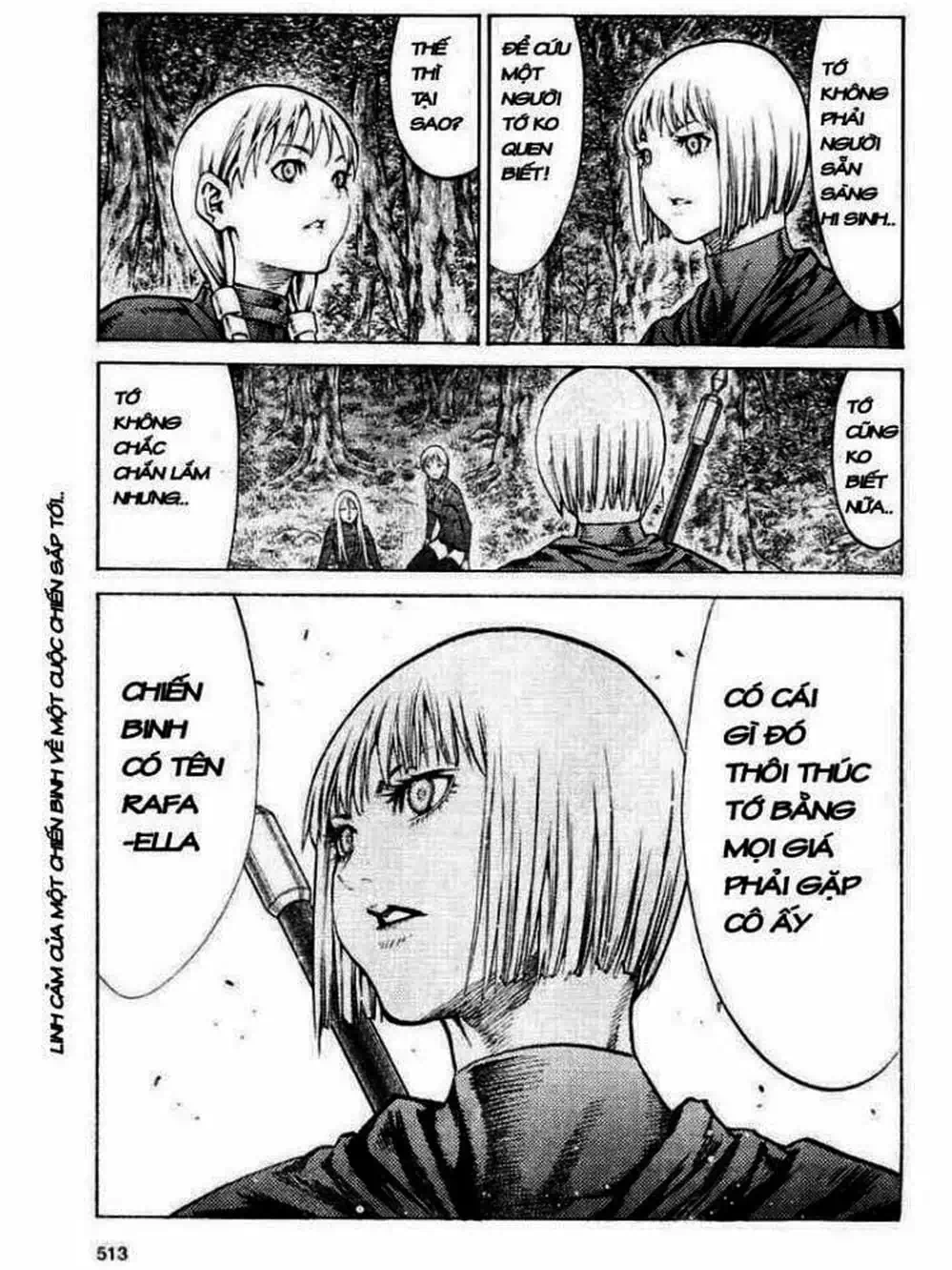 Truyện Tranh Claymore Mắt Bạc trang 4