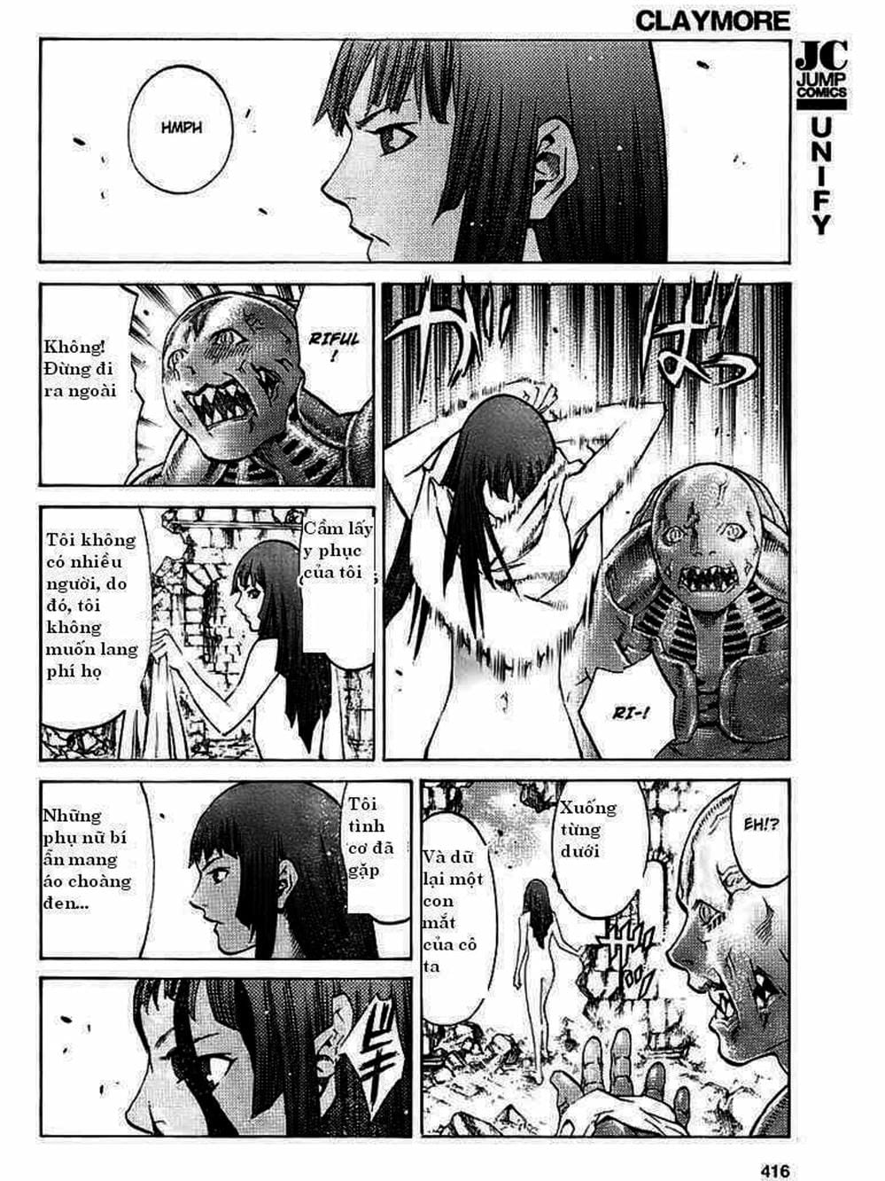 Truyện Tranh Claymore Mắt Bạc trang 4