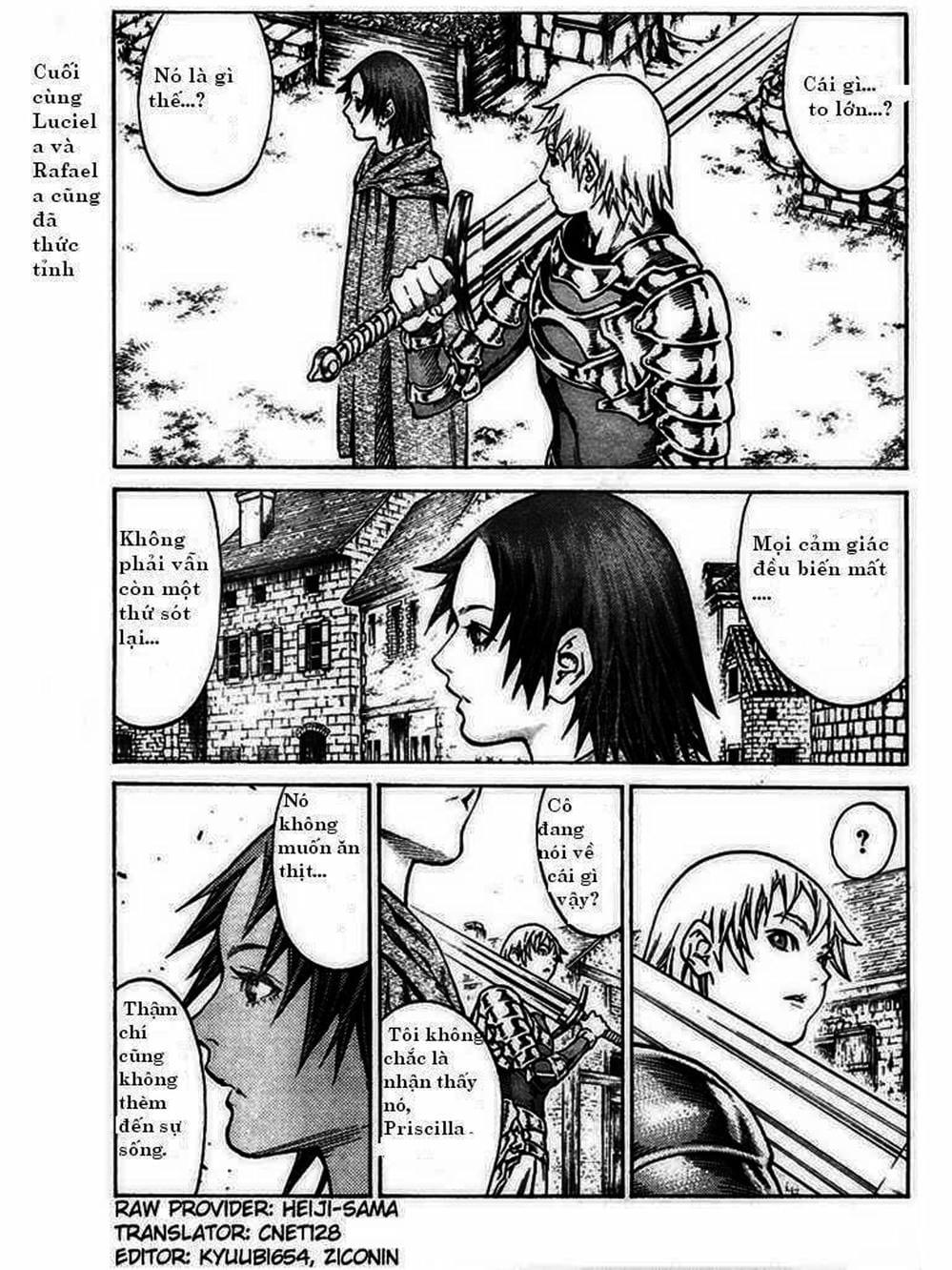 Truyện Tranh Claymore Mắt Bạc trang 4