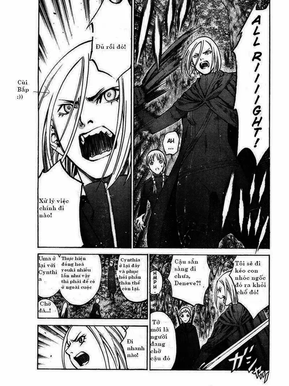 Truyện Tranh Claymore Mắt Bạc trang 4