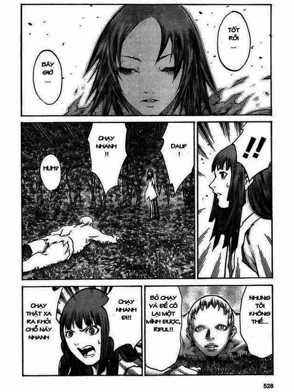 Truyện Tranh Claymore Mắt Bạc trang 4