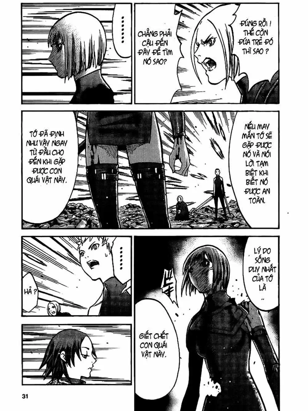 Truyện Tranh Claymore Mắt Bạc trang 4
