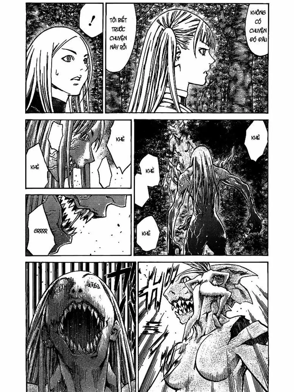 Truyện Tranh Claymore Mắt Bạc trang 4