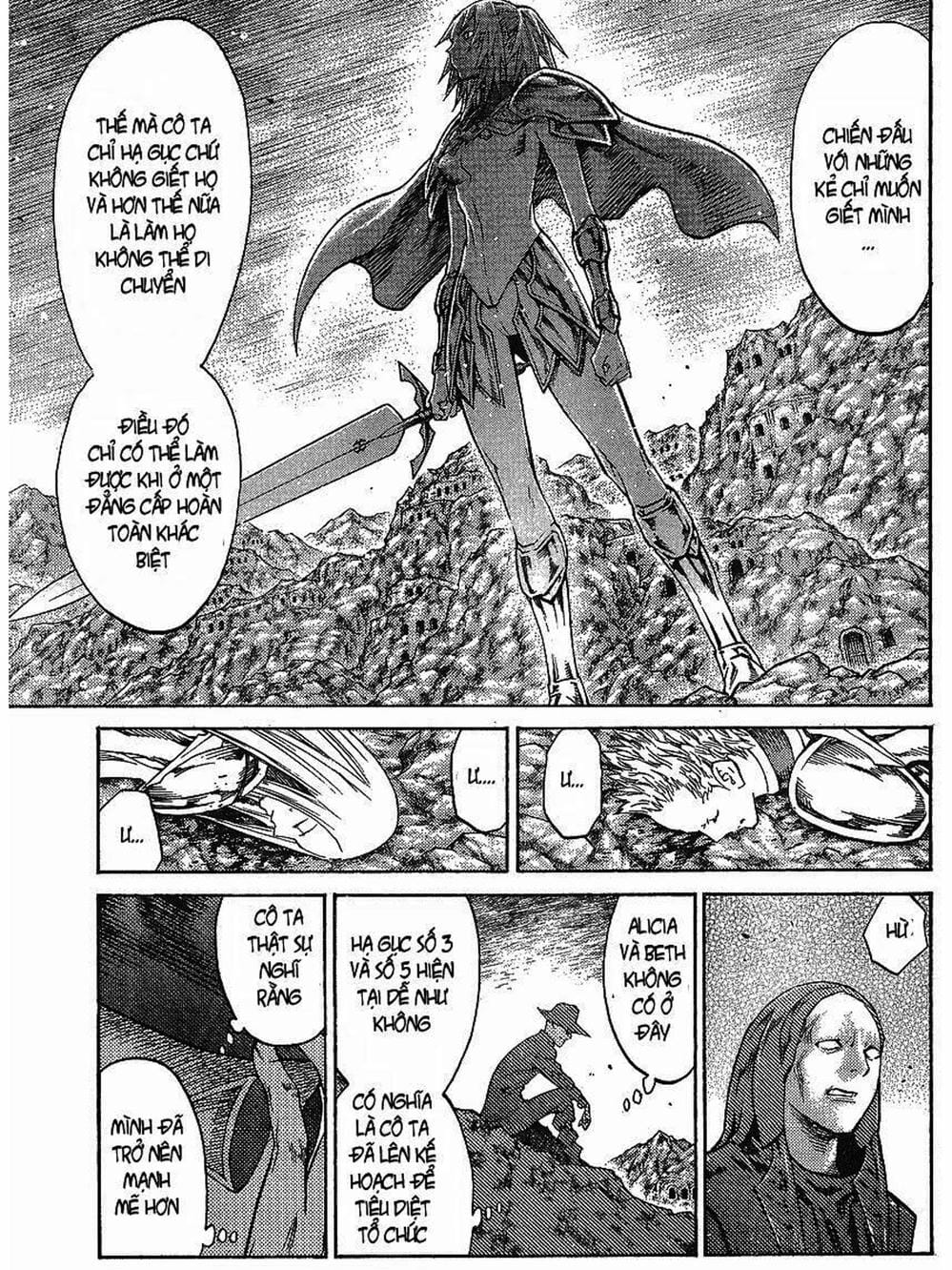 Truyện Tranh Claymore Mắt Bạc trang 4