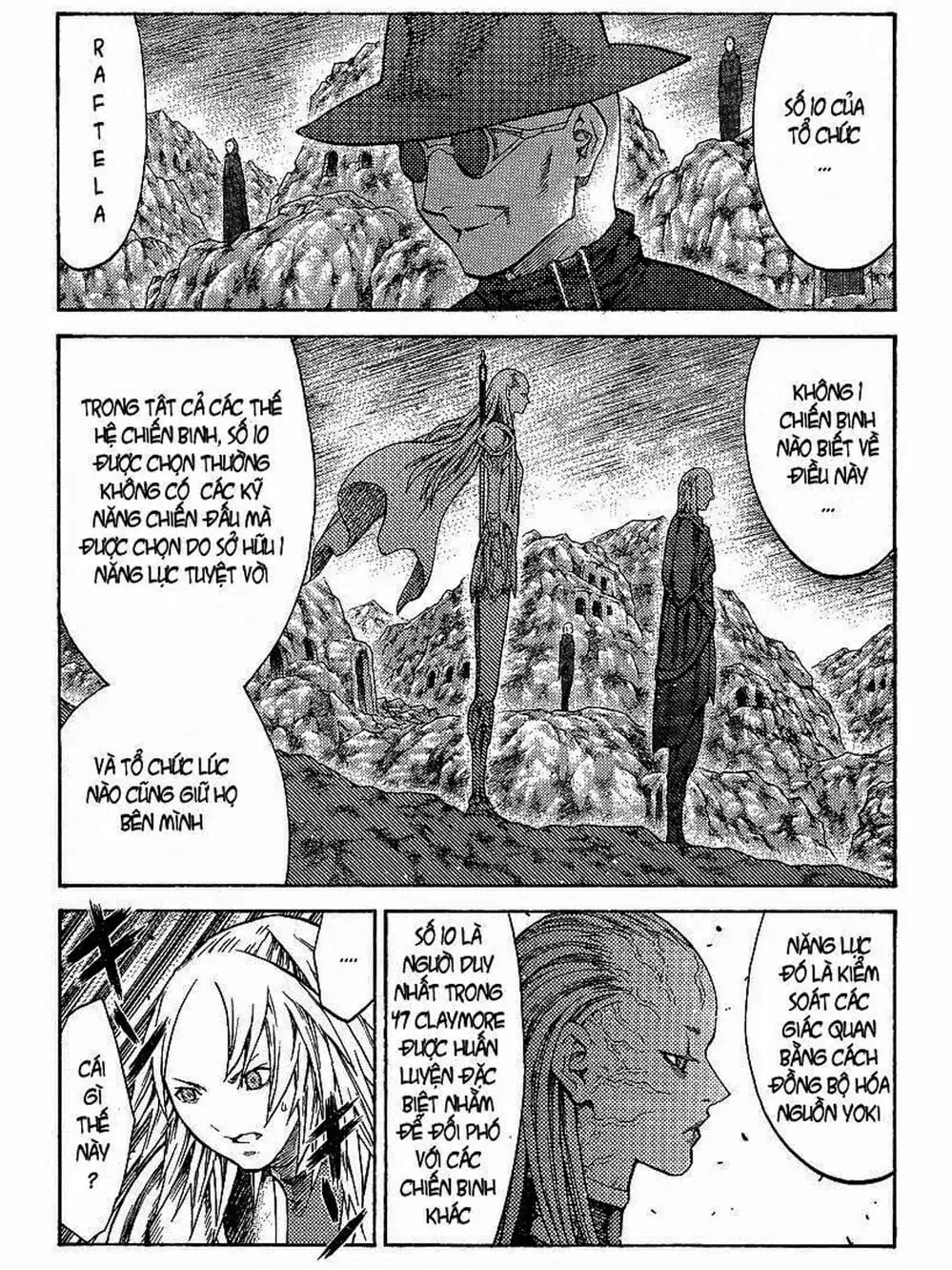 Truyện Tranh Claymore Mắt Bạc trang 4