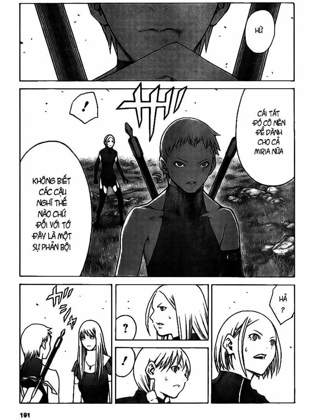 Truyện Tranh Claymore Mắt Bạc trang 4