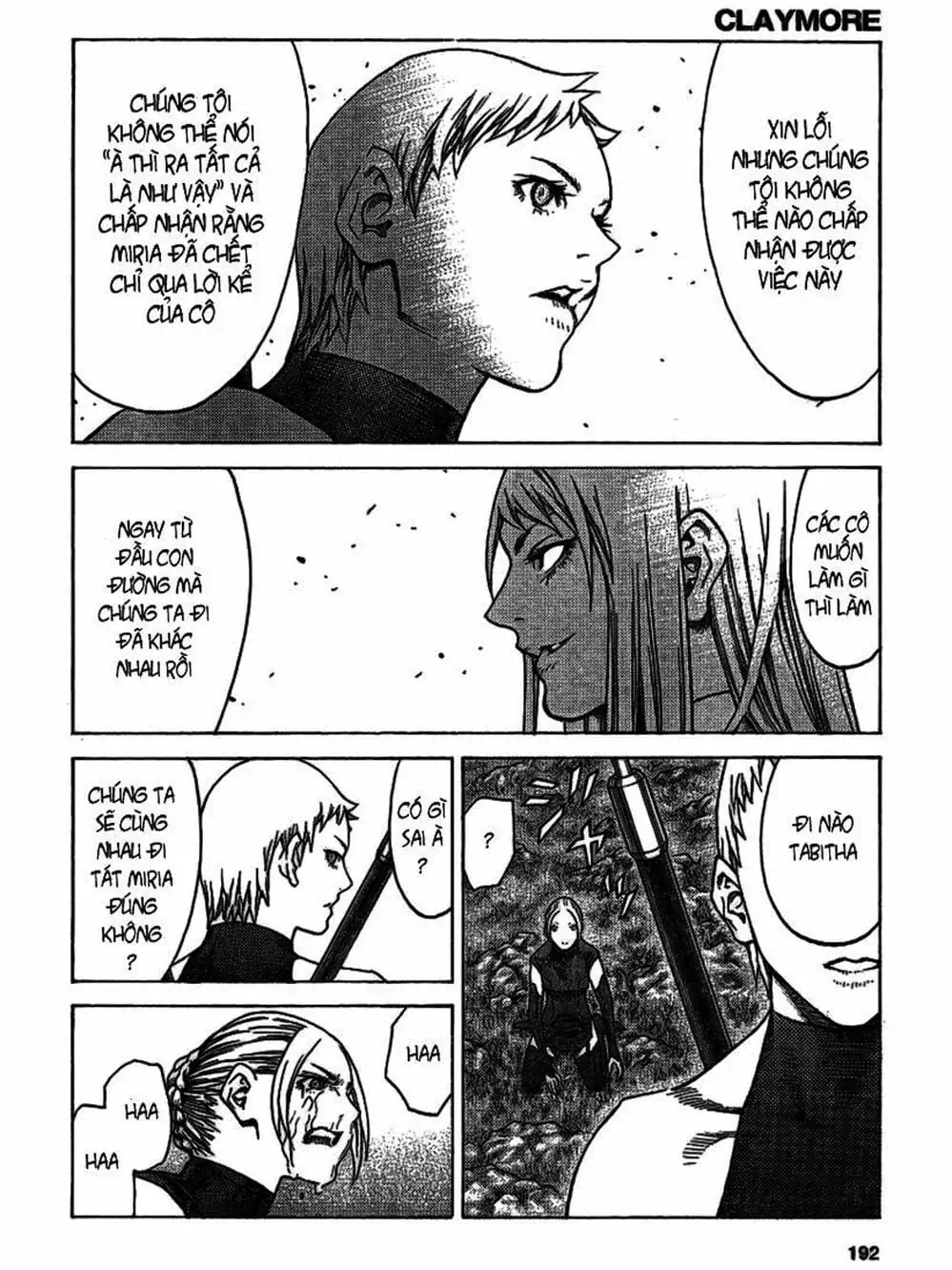 Truyện Tranh Claymore Mắt Bạc trang 4