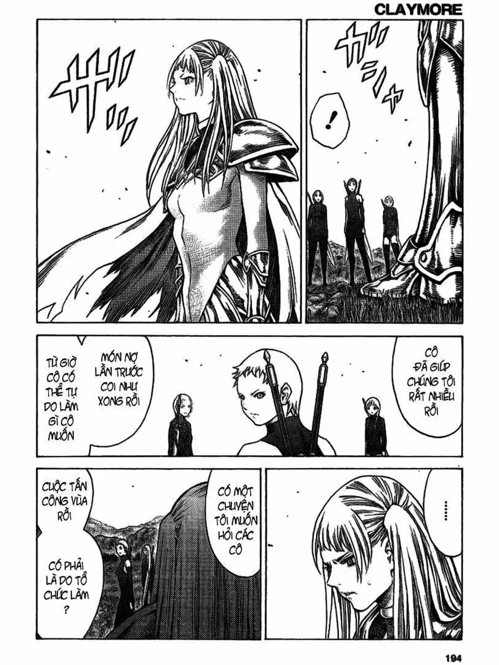 Truyện Tranh Claymore Mắt Bạc trang 4