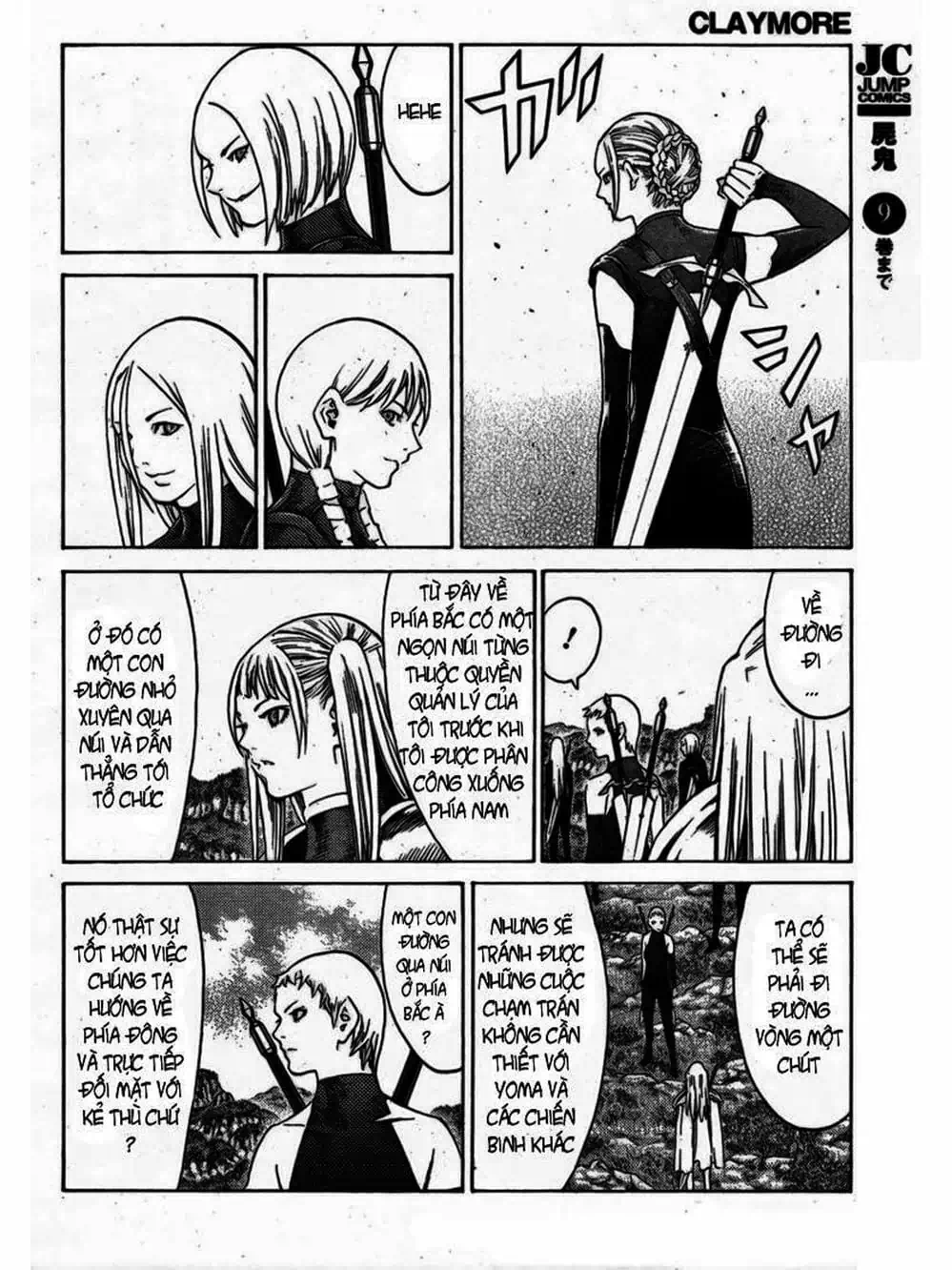 Truyện Tranh Claymore Mắt Bạc trang 4
