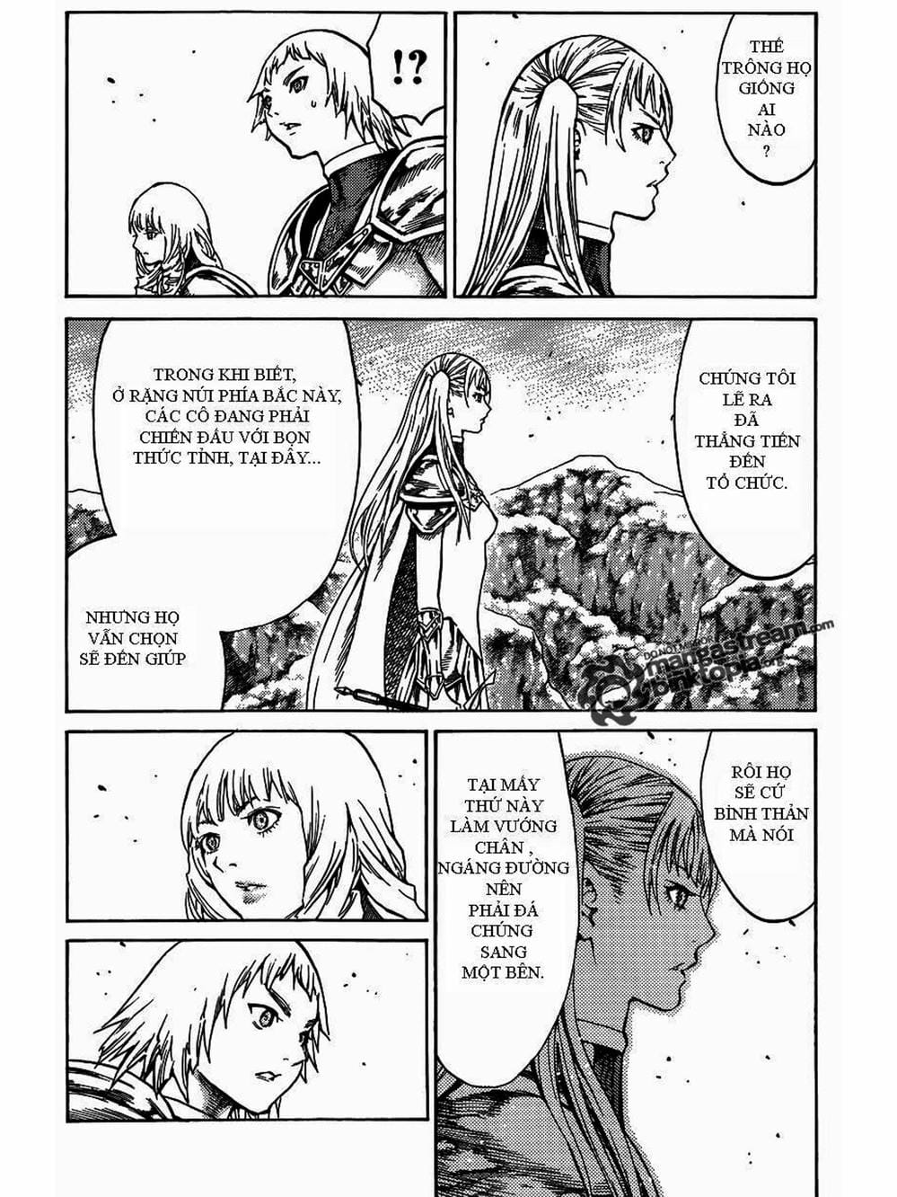 Truyện Tranh Claymore Mắt Bạc trang 4