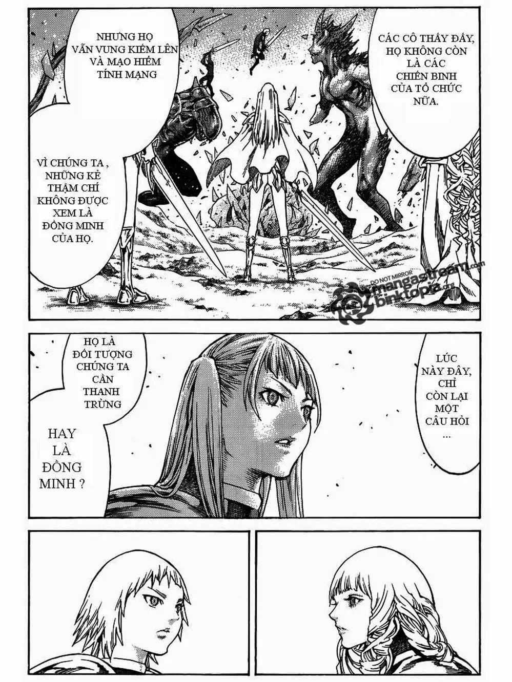 Truyện Tranh Claymore Mắt Bạc trang 4
