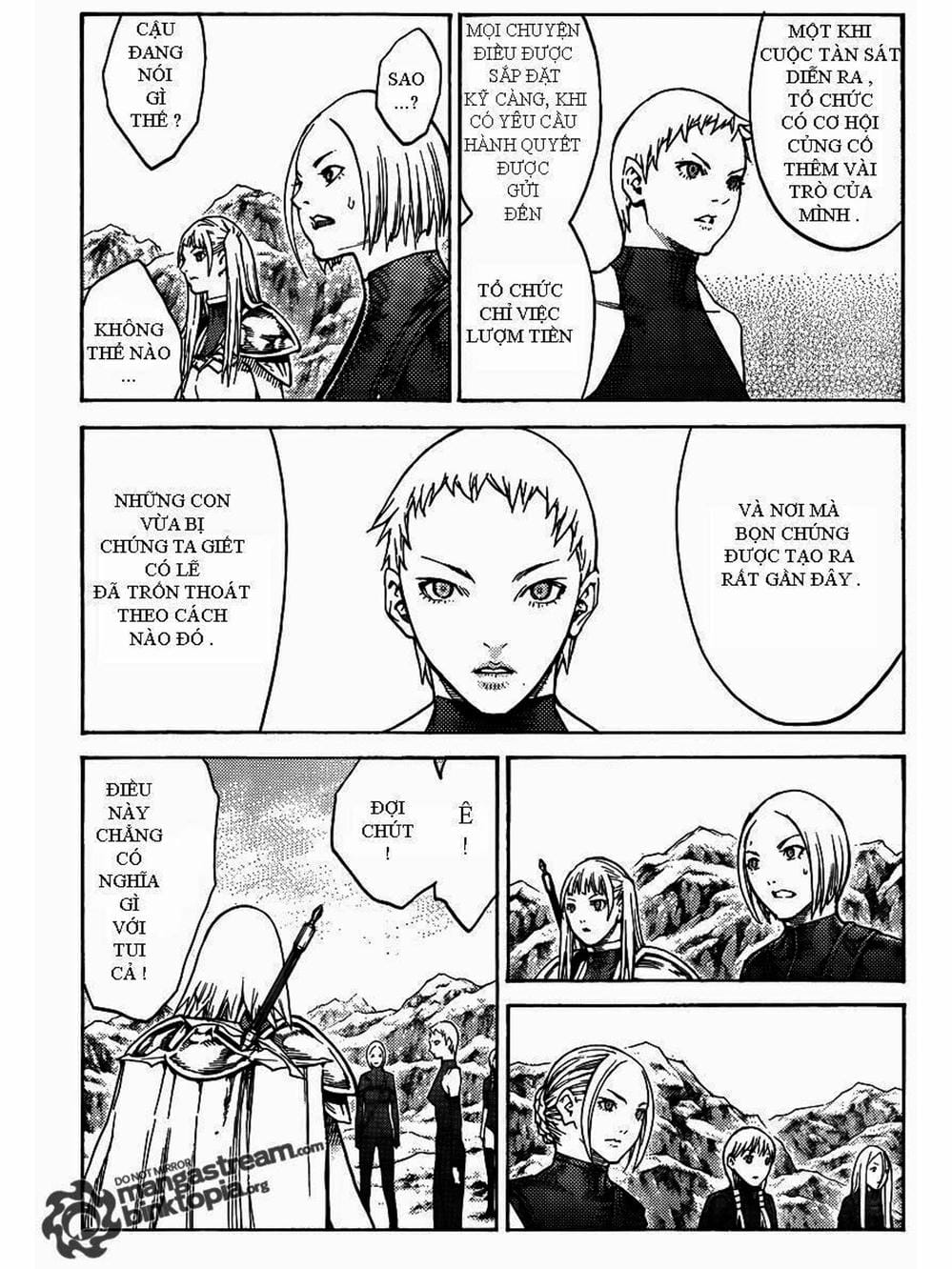 Truyện Tranh Claymore Mắt Bạc trang 4