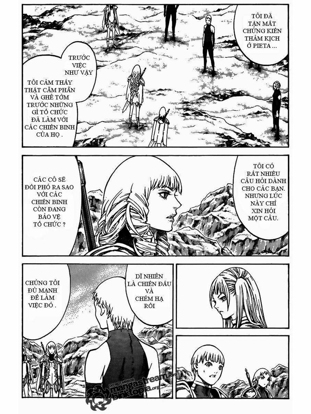 Truyện Tranh Claymore Mắt Bạc trang 4