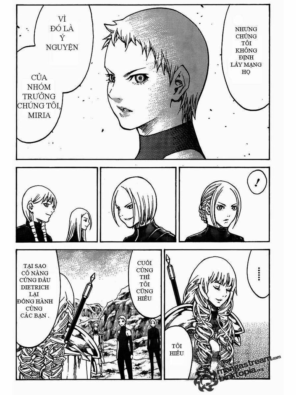 Truyện Tranh Claymore Mắt Bạc trang 4