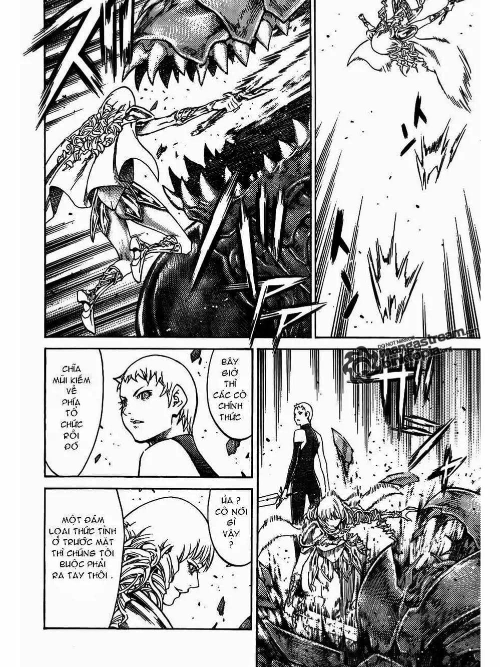 Truyện Tranh Claymore Mắt Bạc trang 4