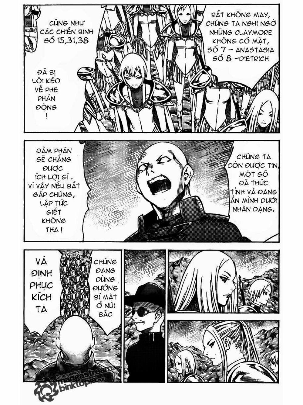 Truyện Tranh Claymore Mắt Bạc trang 4