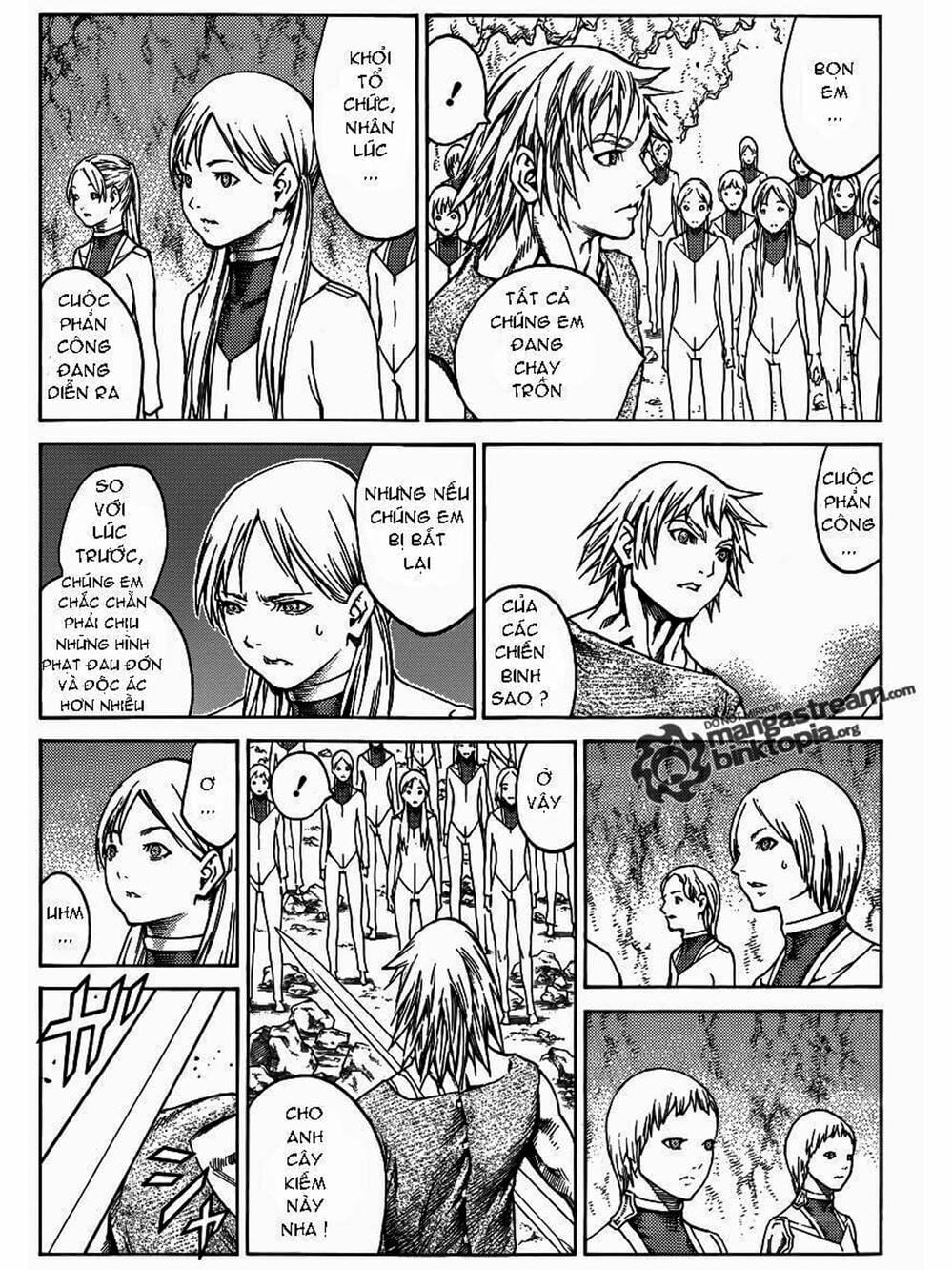 Truyện Tranh Claymore Mắt Bạc trang 4