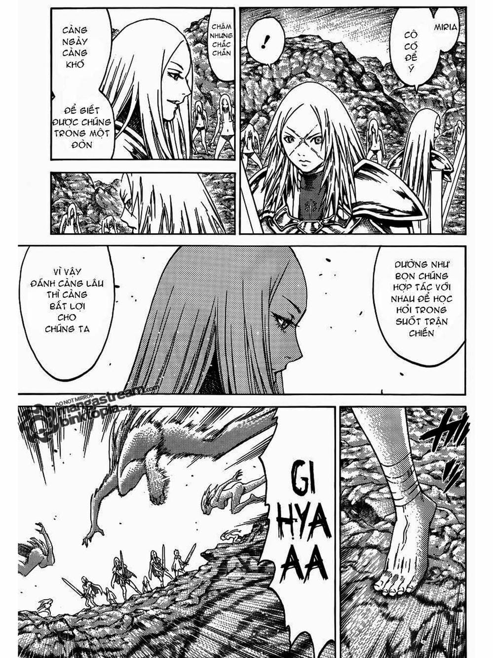 Truyện Tranh Claymore Mắt Bạc trang 4