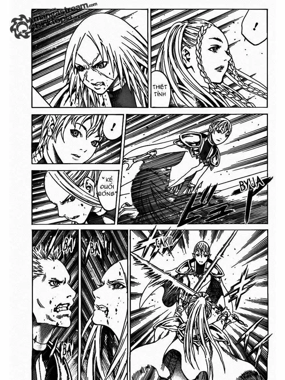 Truyện Tranh Claymore Mắt Bạc trang 4