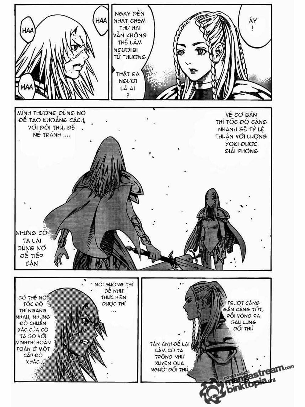 Truyện Tranh Claymore Mắt Bạc trang 4